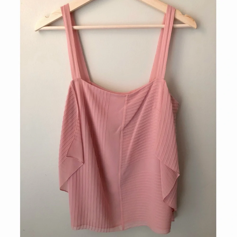 Tory Burch • 6 • 100% Silk Blush Light Pink Tank Top